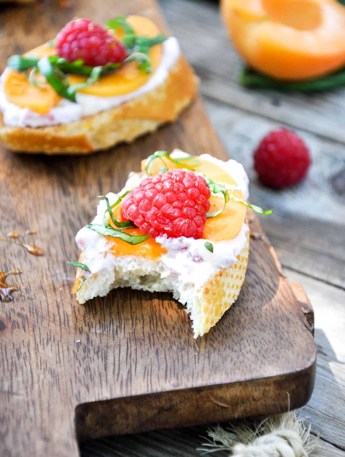 Summer Fruit Bruschetta. So Yum!