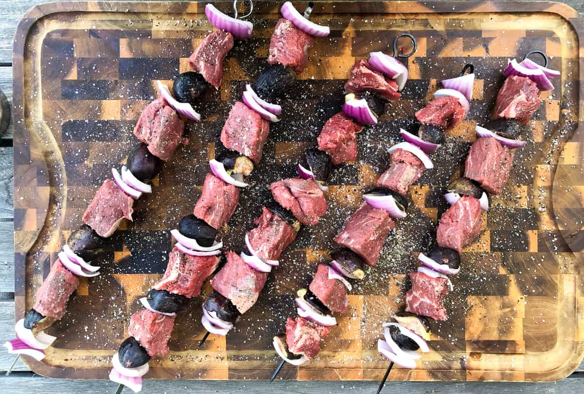 Fig and Beef Kabobs. So delicious!