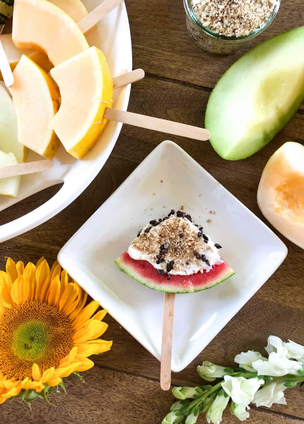 Refreshing Summer Melon Bar California Grown