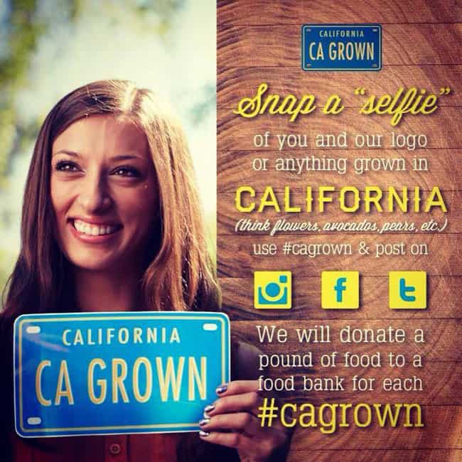 Snap a selfie for #cagrown