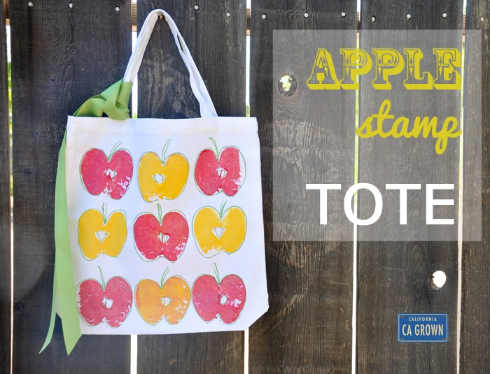 Tutorial: Apple Stamp Tote