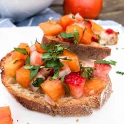 Persimmon Bruschetta