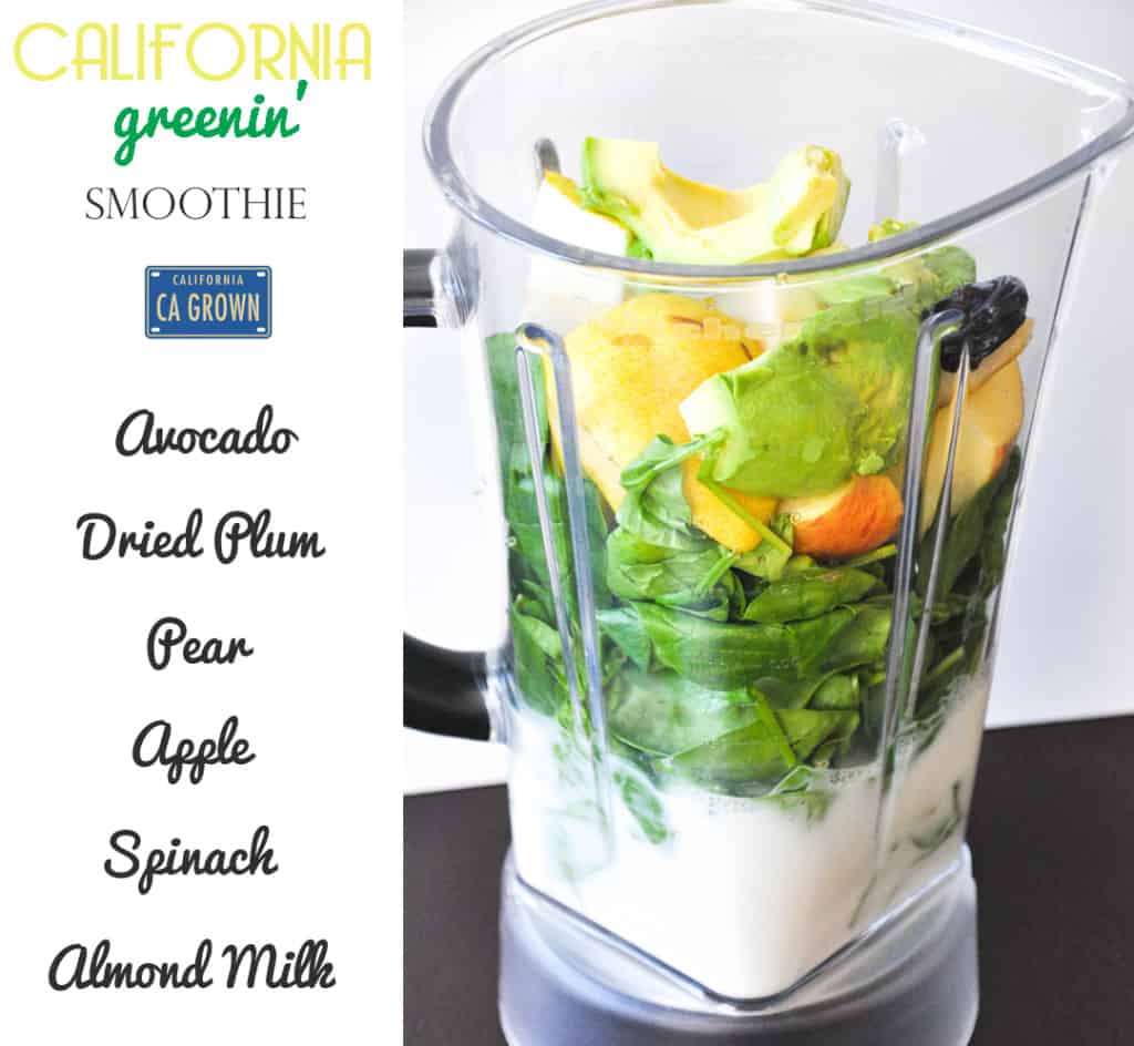 California Green Smoothie Ingredients List