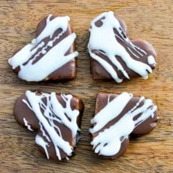 Chocolate Kiwi Hearts