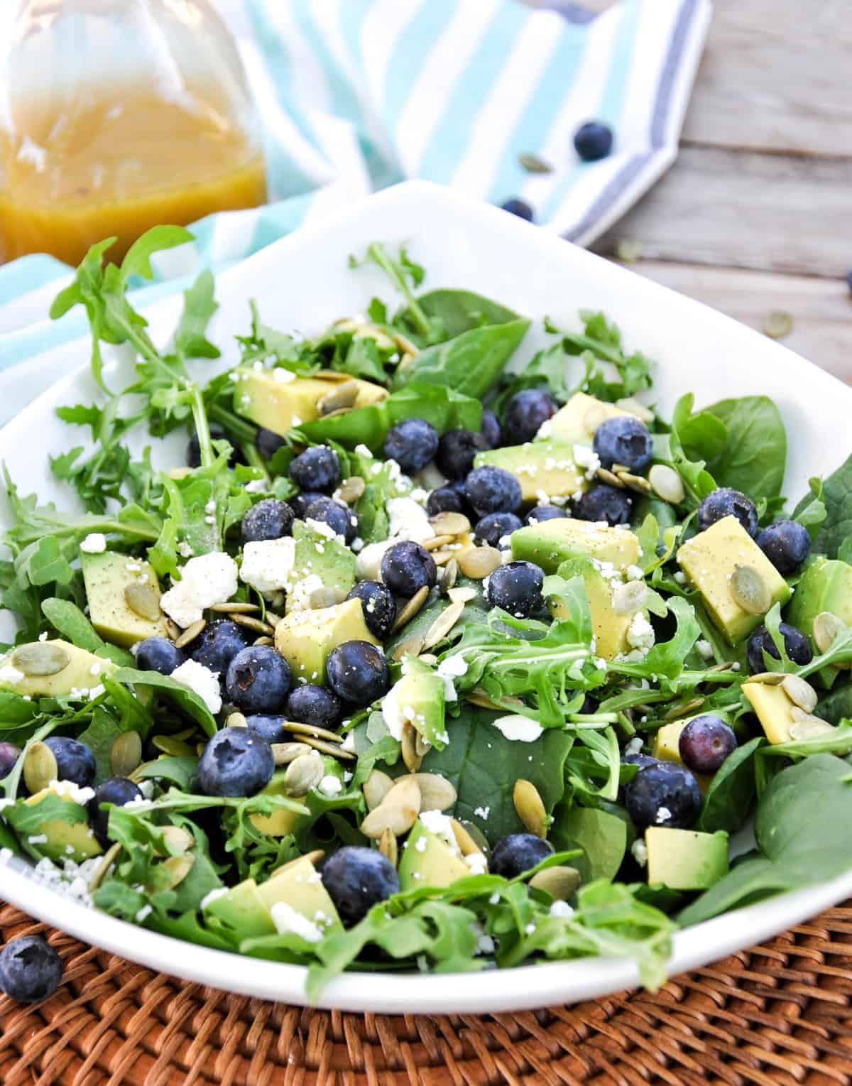 Blueberry and Spinach Salad