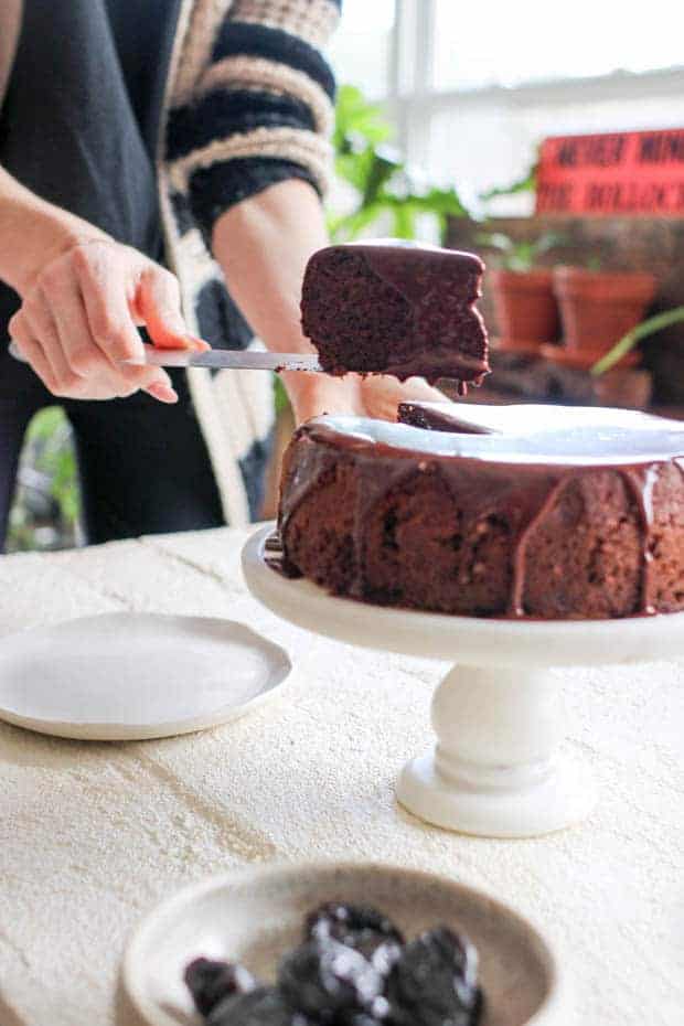 Chocolate Covered Prune Fudge Cake recipe