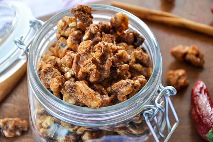 Spiced Honey Roasted Nuts