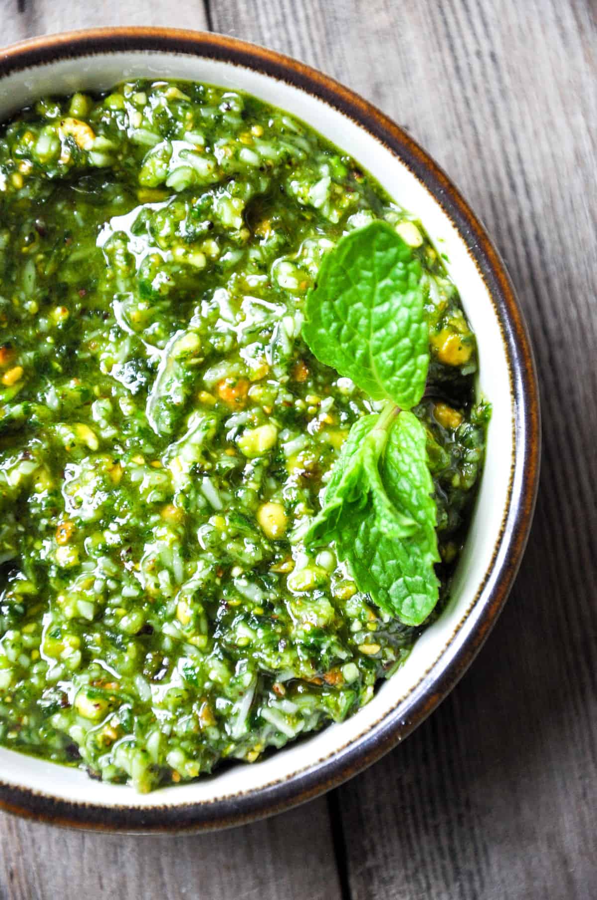 Pistachio Mint Pesto