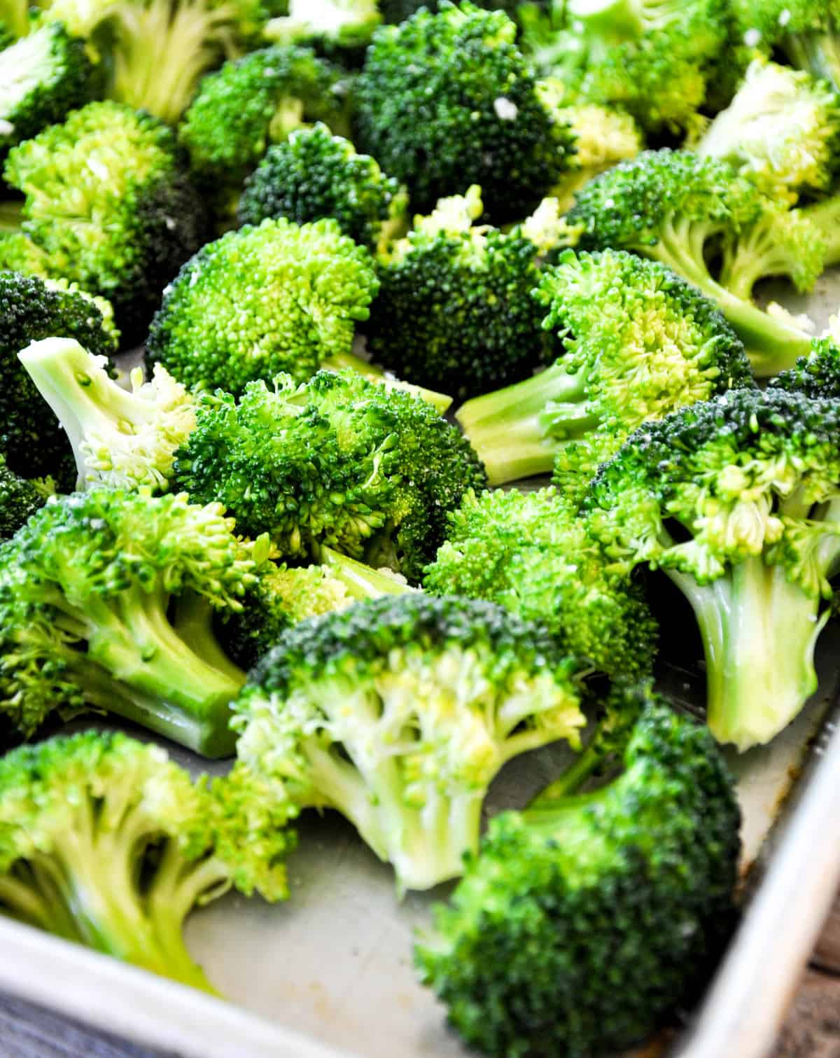 Roasted Garlic Broccoli with Parmesan