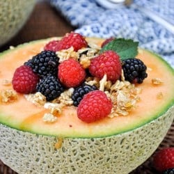 Cantaloupe Breakfast Bowls recipe