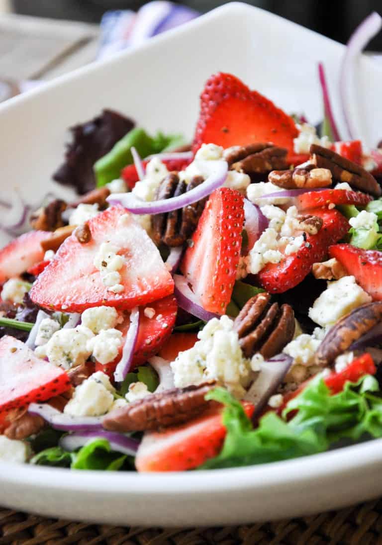 Fresh Strawberry Chicken Salad Recipe | California Grown