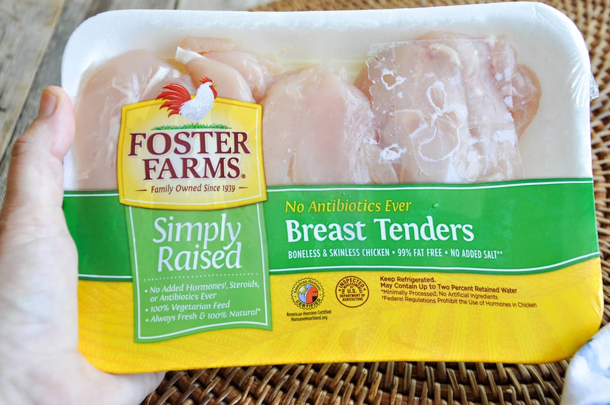 Foster Farms Breast Tenders in Packaging 