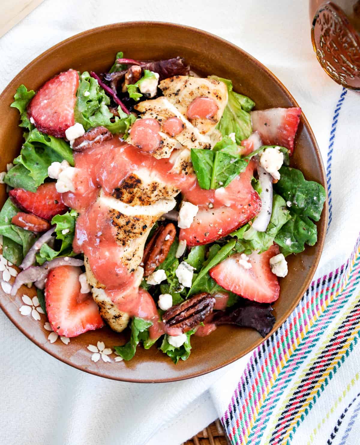 Fresh Strawberry Chicken Salad Recipe California Grown