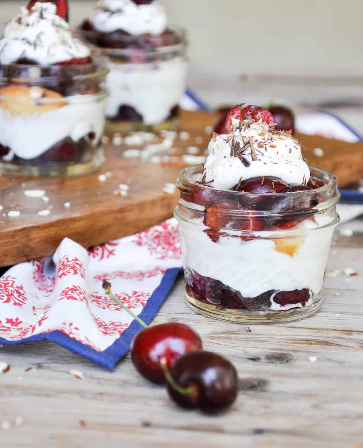 Grilled Cherry Shortcake