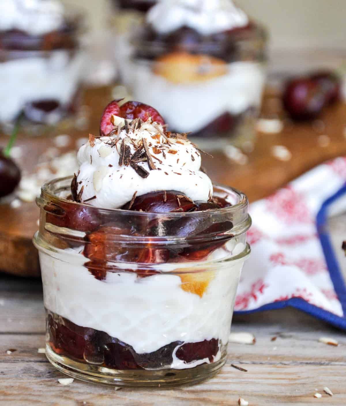 Grilled Cherry Shortcake