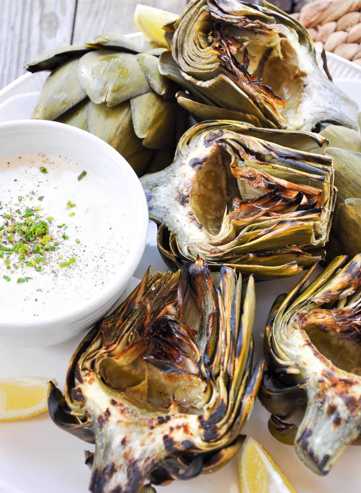 Our Best Secrets for Grilling Artichokes & A Garlic Aioli Recipe
