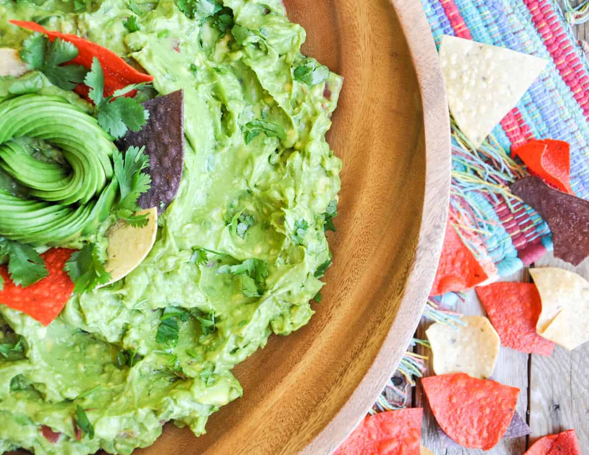 Close Up of Guacamole 