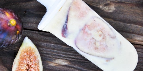 Black Mission Fig and Almond Popsicles