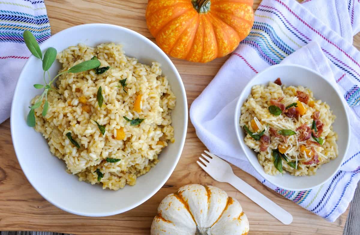 Pumpkin Sage Risotto