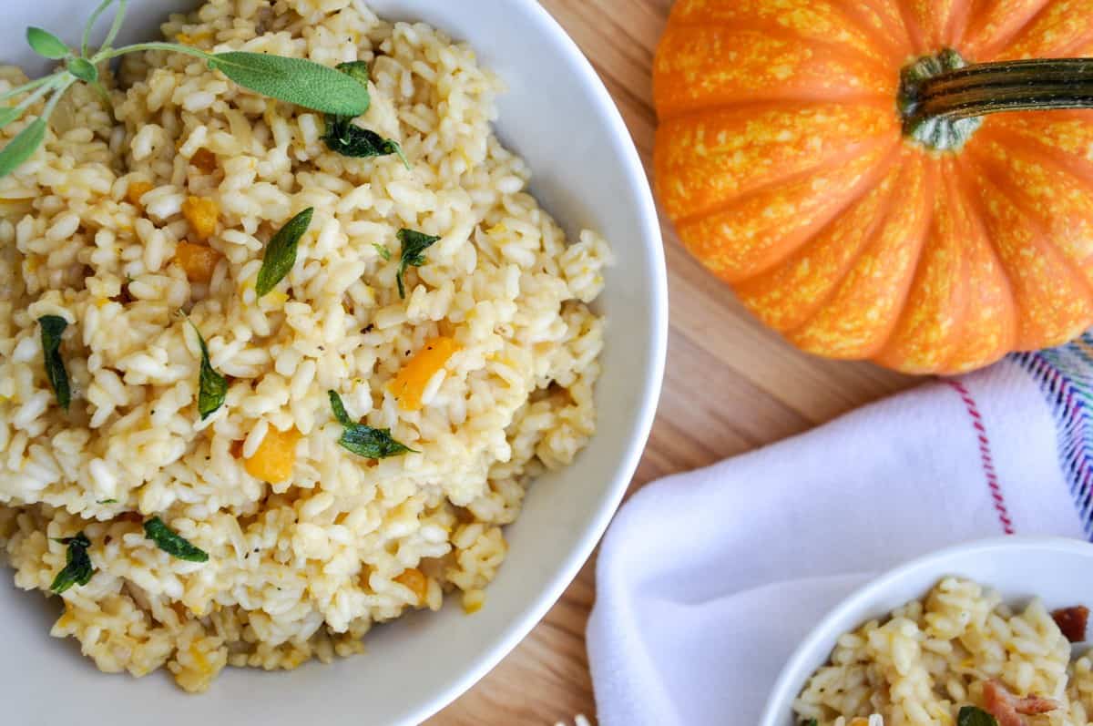 Pumpkin Sage Risotto