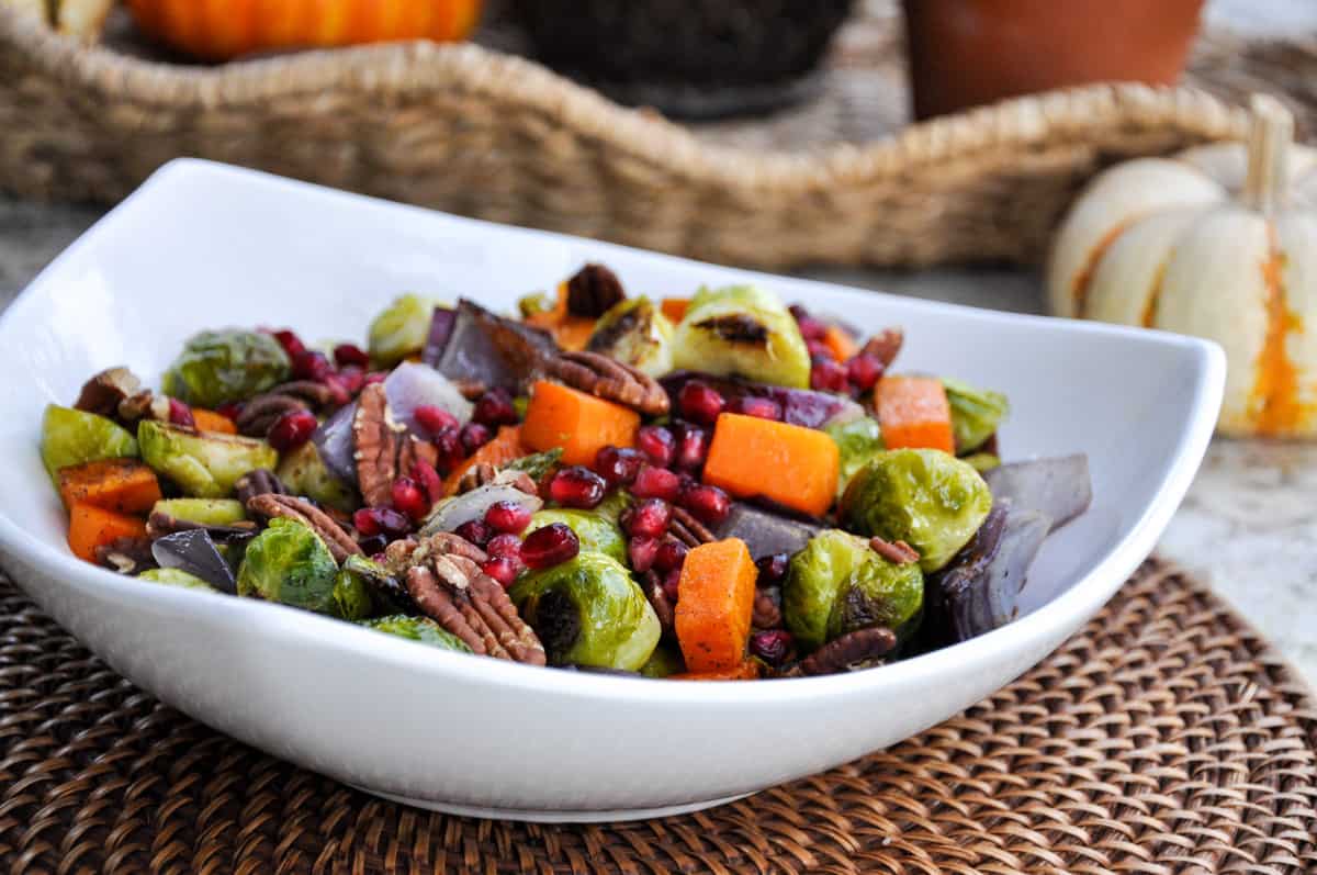 Roasted Brussels Sprout & Butternut Squash Medley