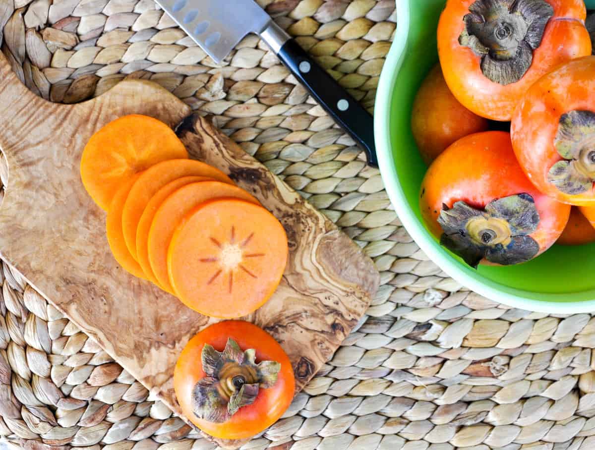 Sliced Persimmons
