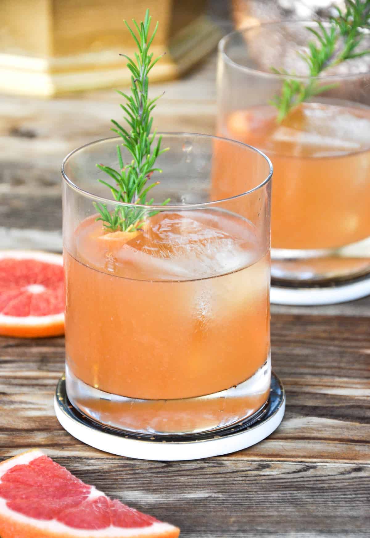 Grapefruit Bourbon Sour