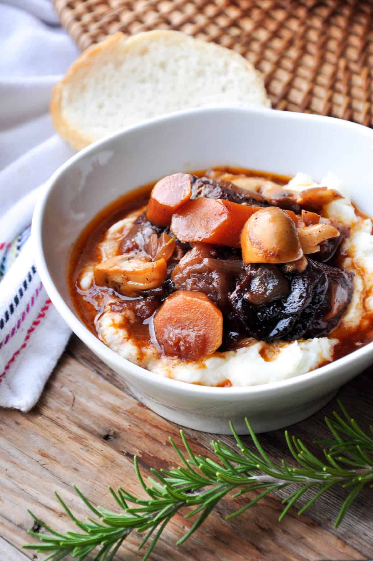 Winter Stew with Tri-Colored Carrots