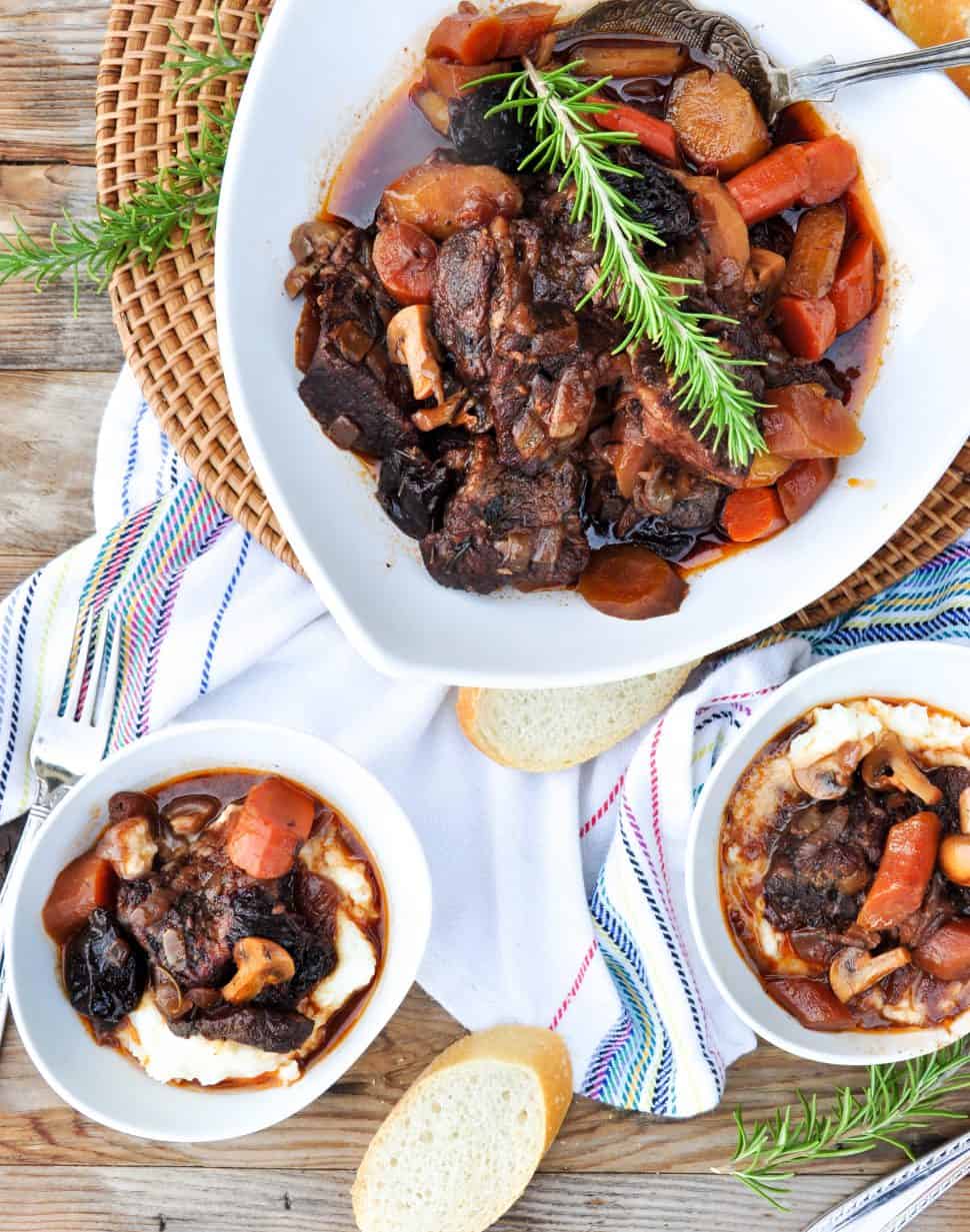 A Simple Recipe For Beef Stew In The Oven With Carrots and Prunes ...