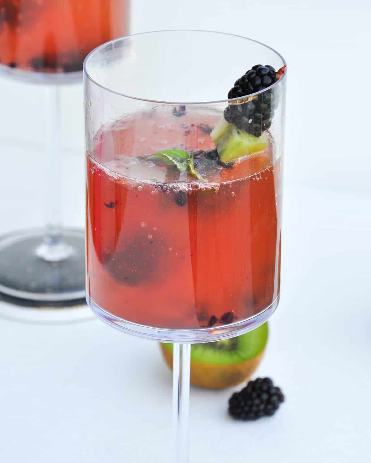 Blackberry Kiwi Mimosa 