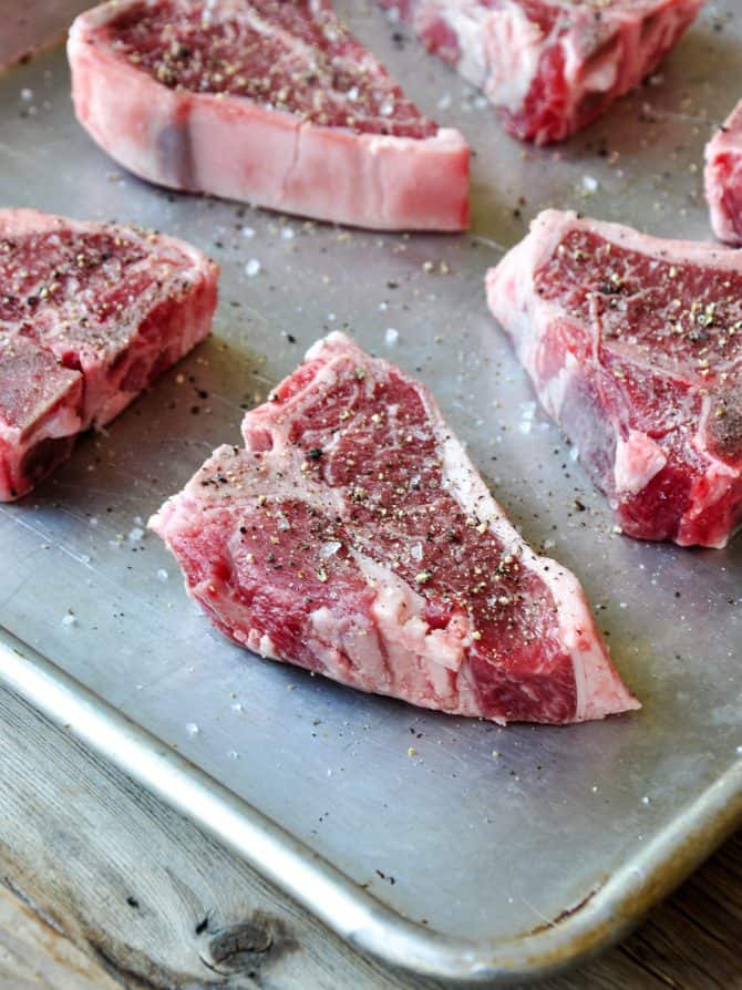 Lamb Loin Chops recipe with Roasted Brussels Sprouts - California Grown
