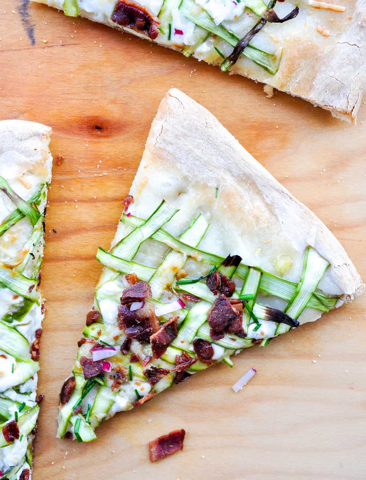 Asparagus Pizza Ribbon 