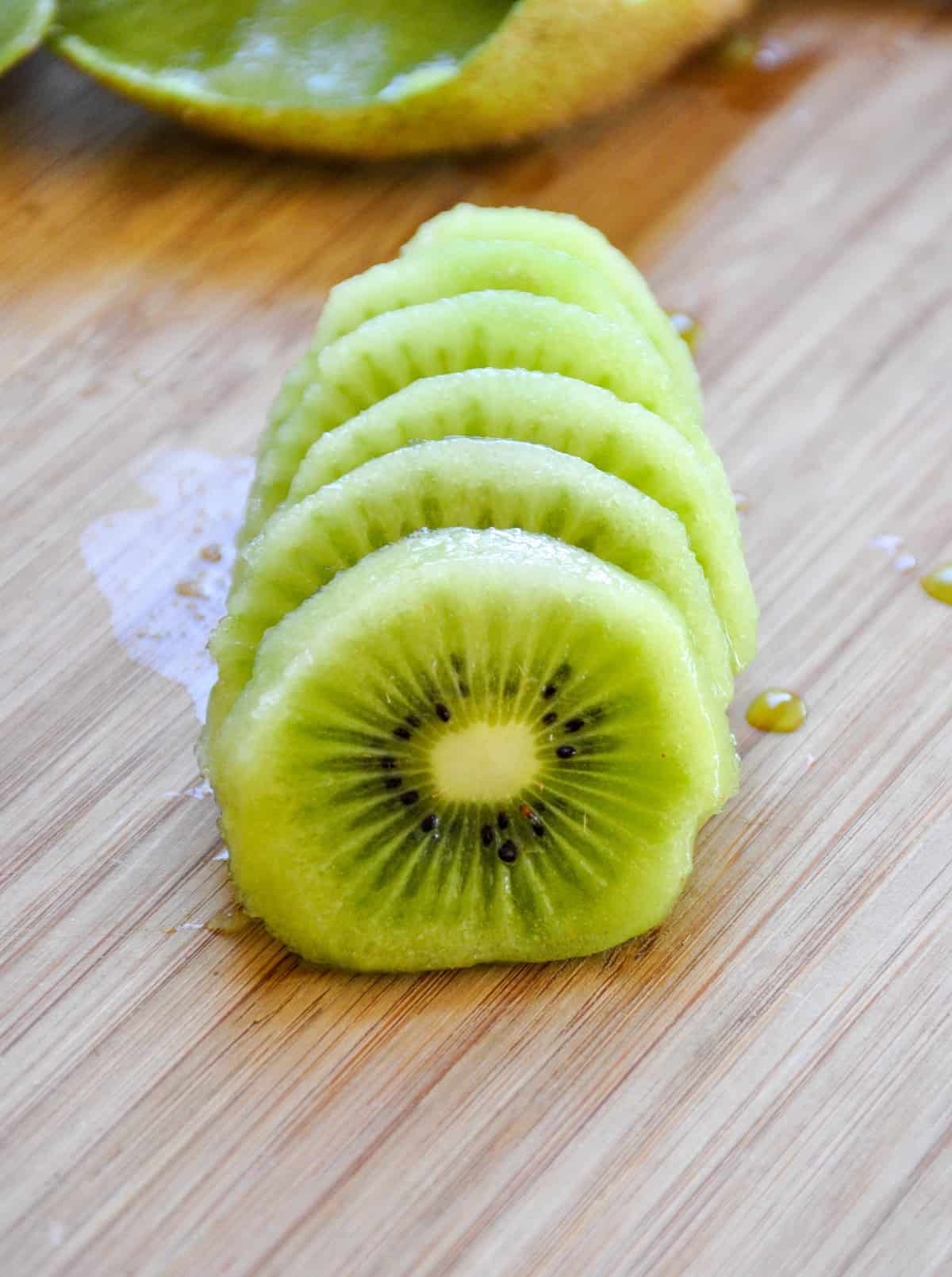 Sliced kiwi