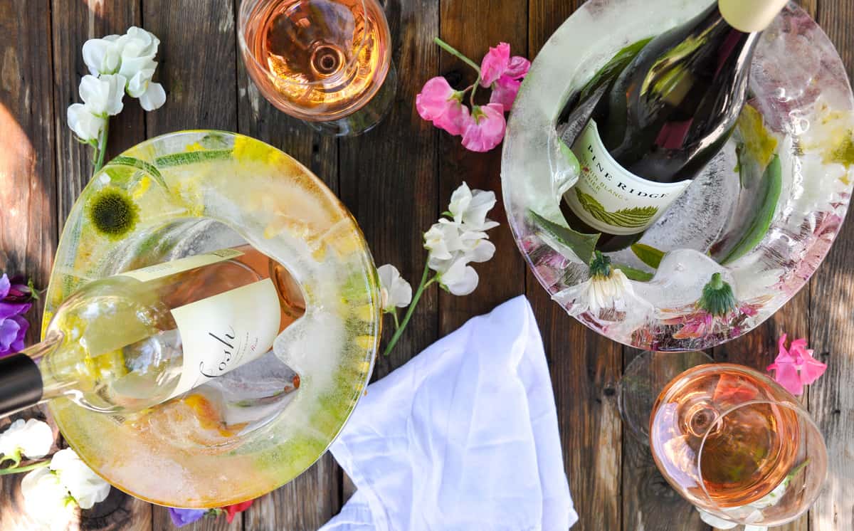 How to Make a Floral Ice Bucket