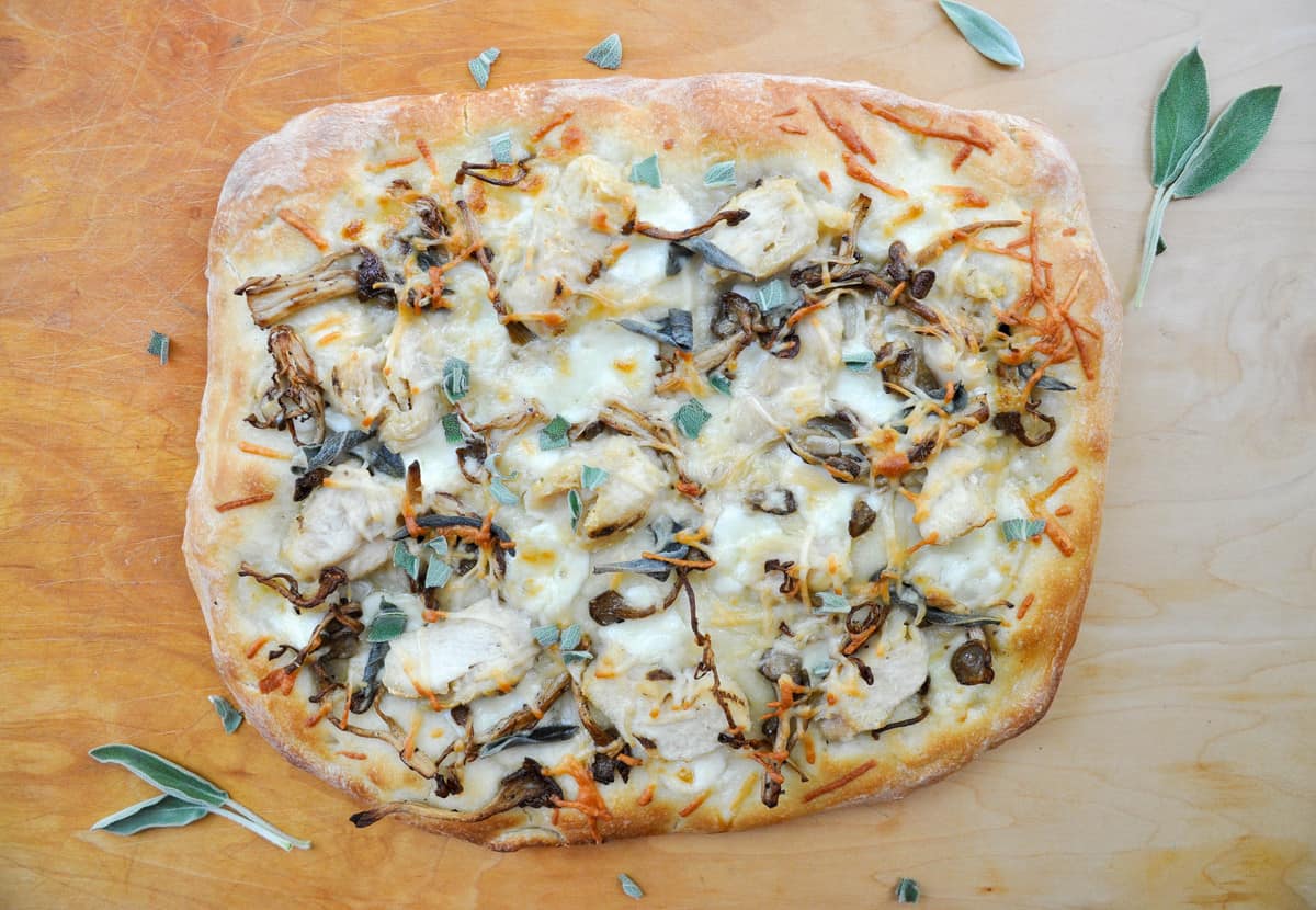 Chicken Mushroom Sage Pizza