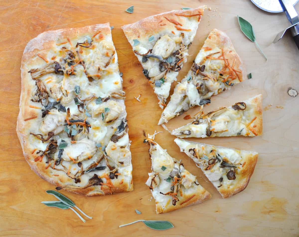 Chicken Mushroom Sage Pizza