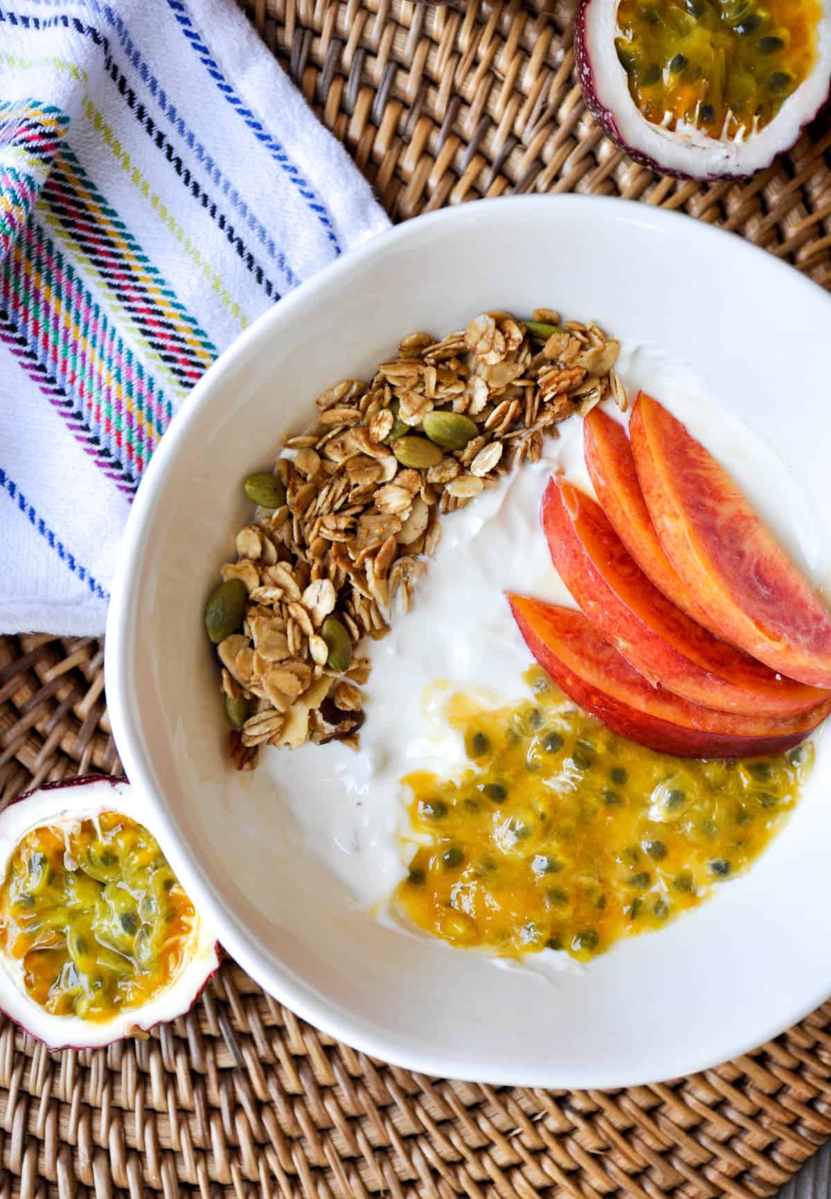 Passion Fruit & Granola Yogurt Bowl