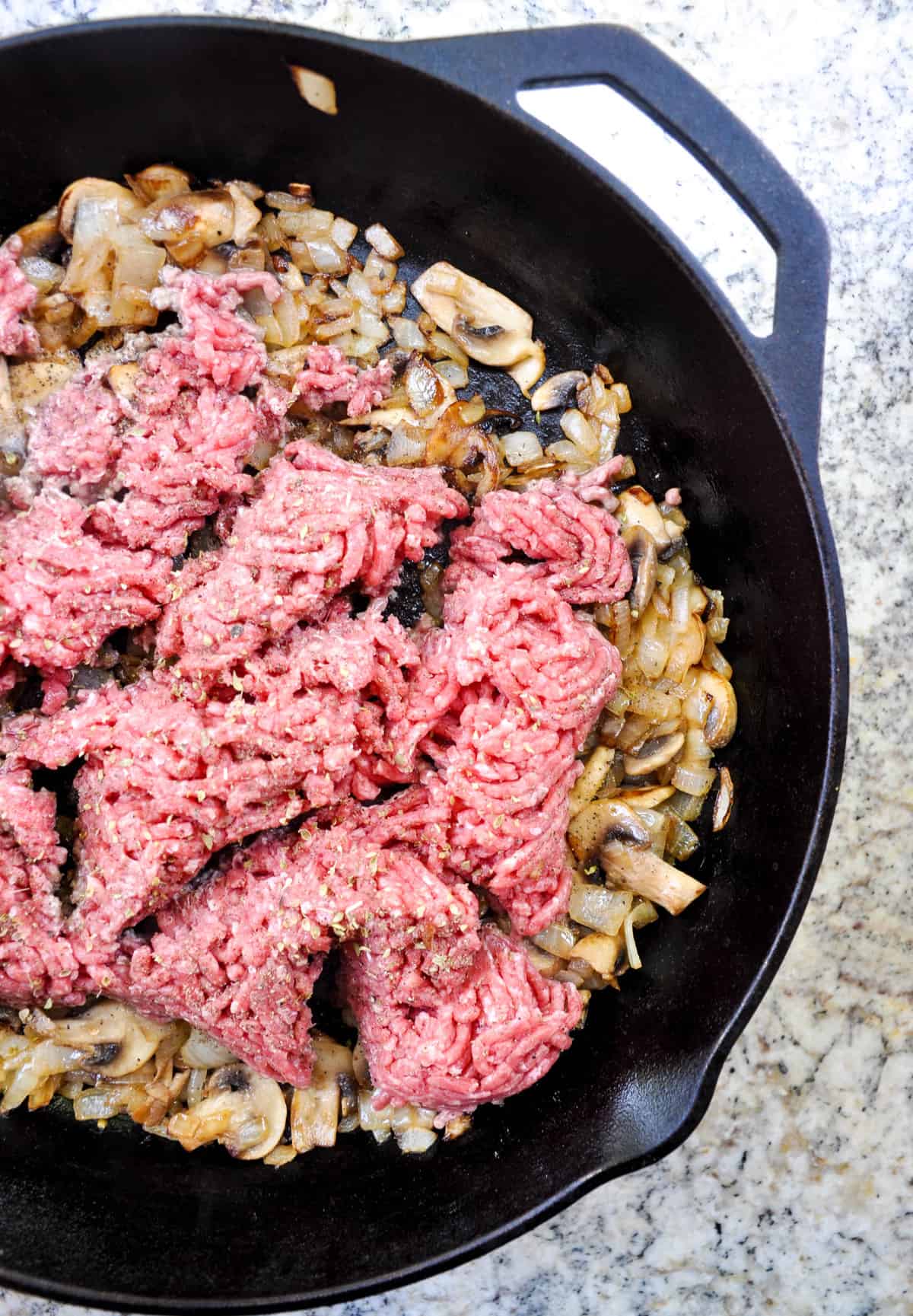 Beef and Mushrooms Calzone