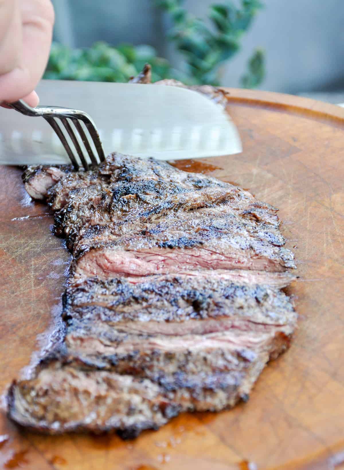 Grilled steak