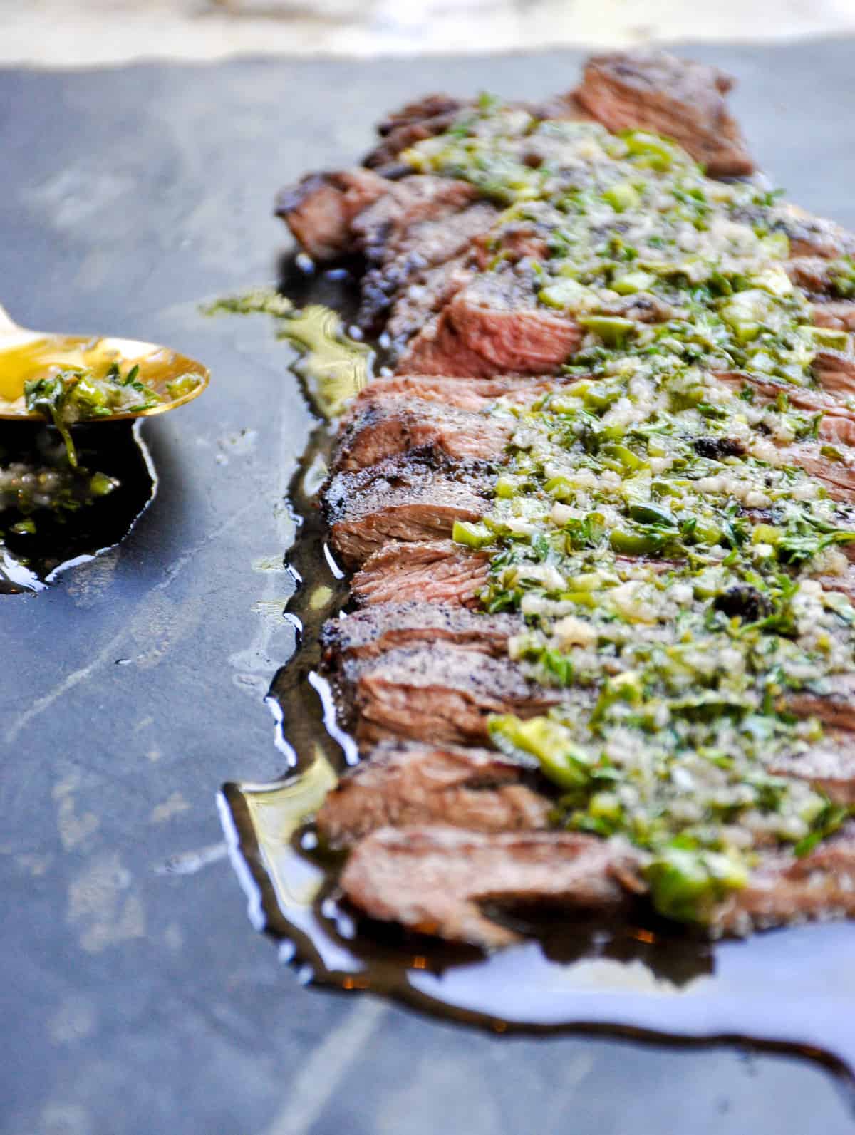 Reverse Marinade for your next steak. Full of flavor and fresh ingredients!