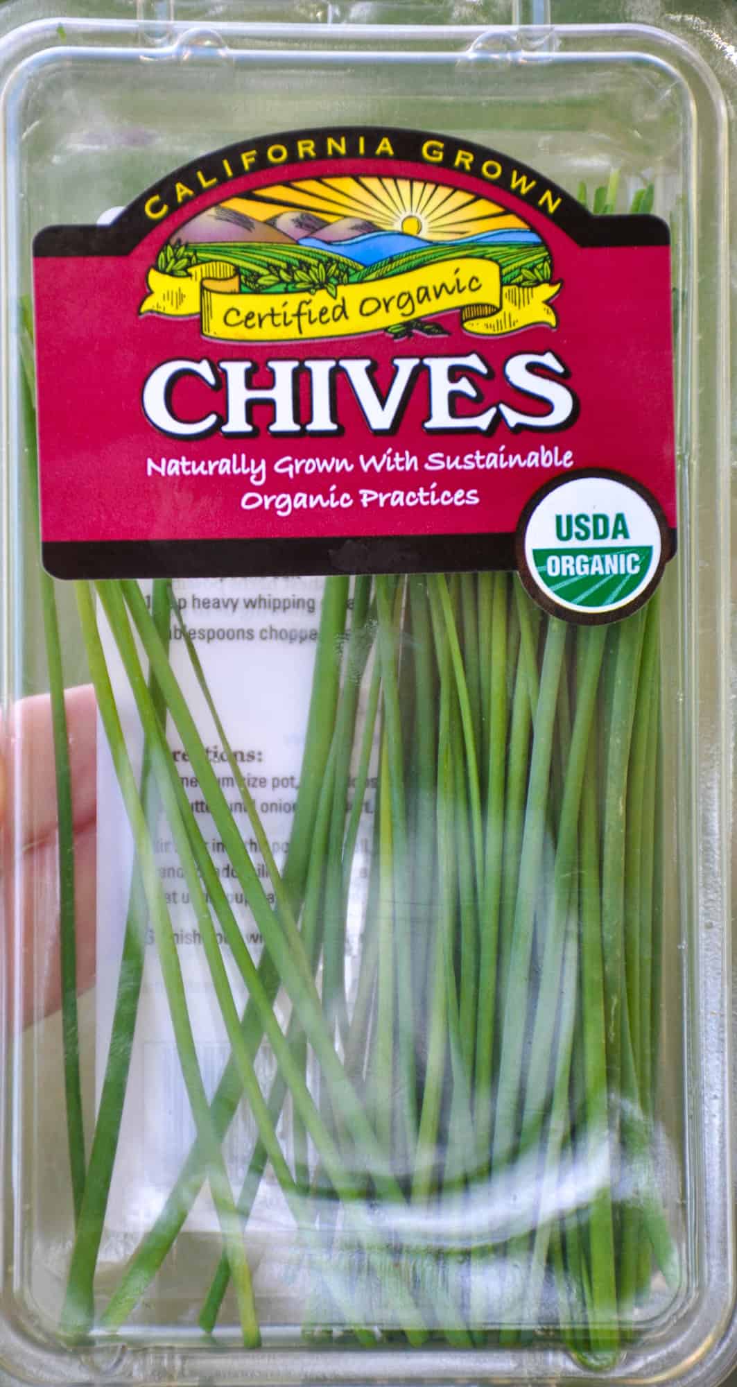 California fresh chives