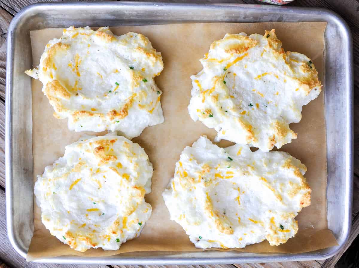 Baked egg whites