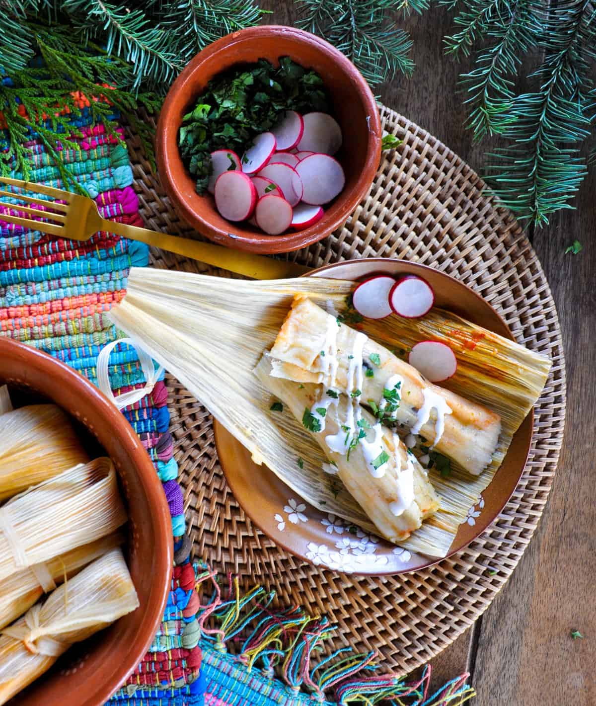 A Simple Recipe For Vegetarian Tamales With Mushrooms And Chiles