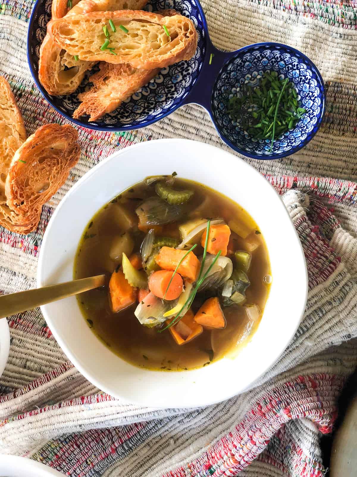 Roasted Winter Vegetable Soup