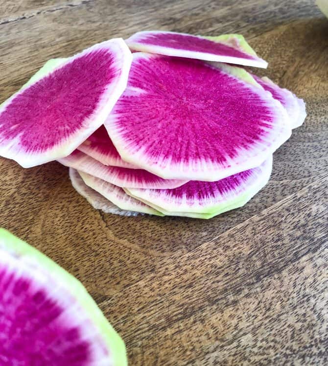 Watermelon Radish Salad - California Grown