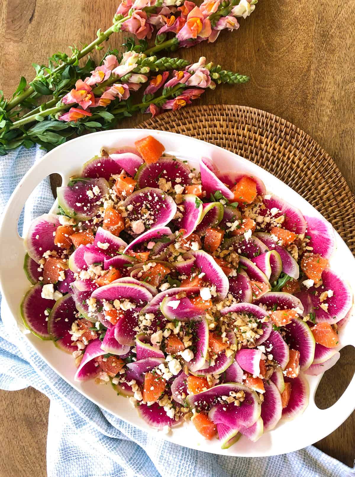 Watermelon radish Salad