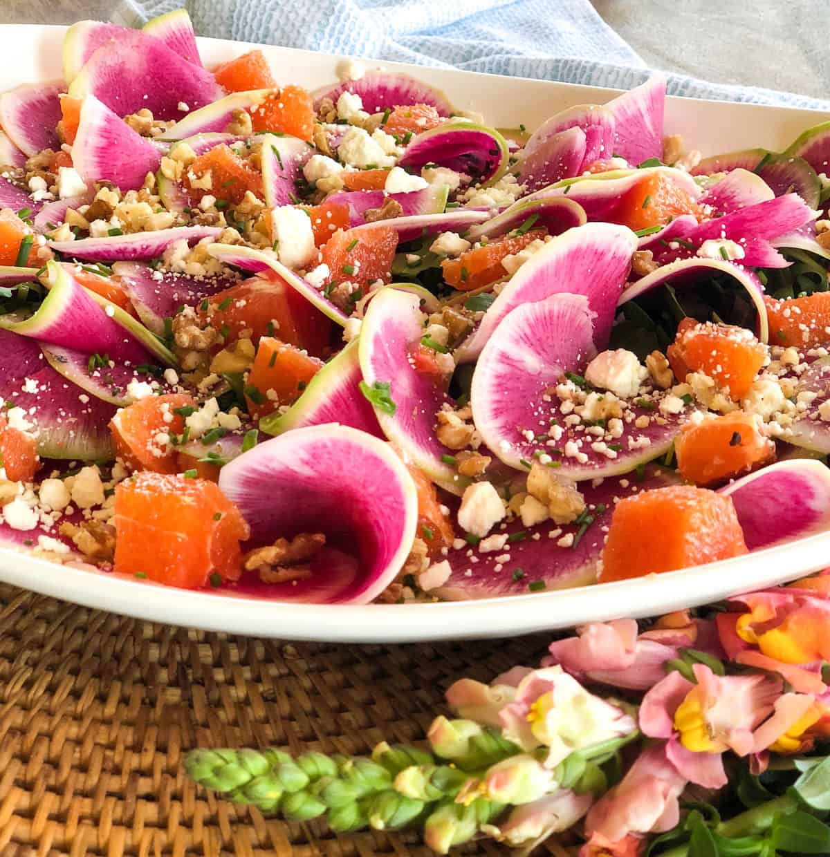 Watermelon Radish Salad