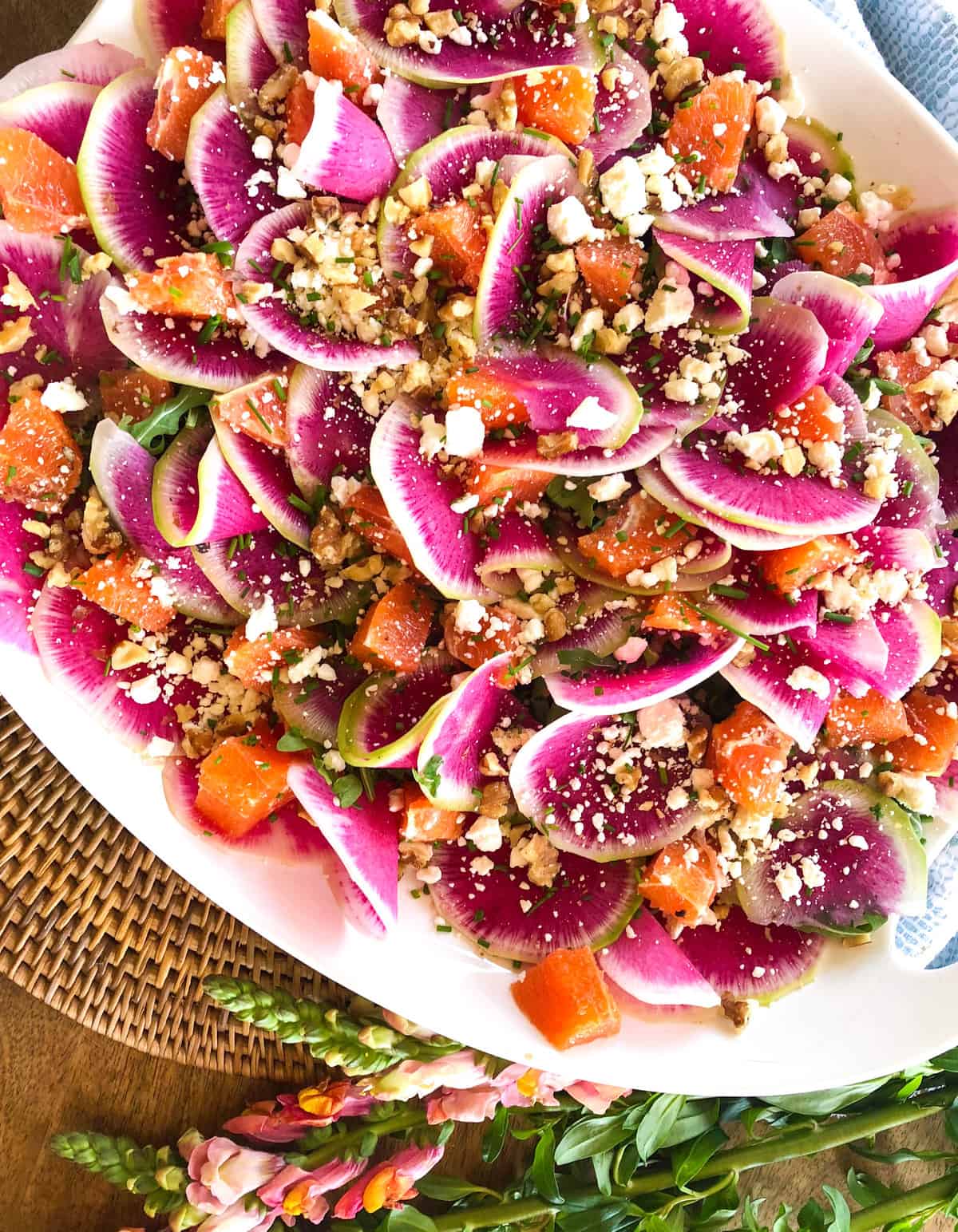 Watermelon Radish Salad | California Grown