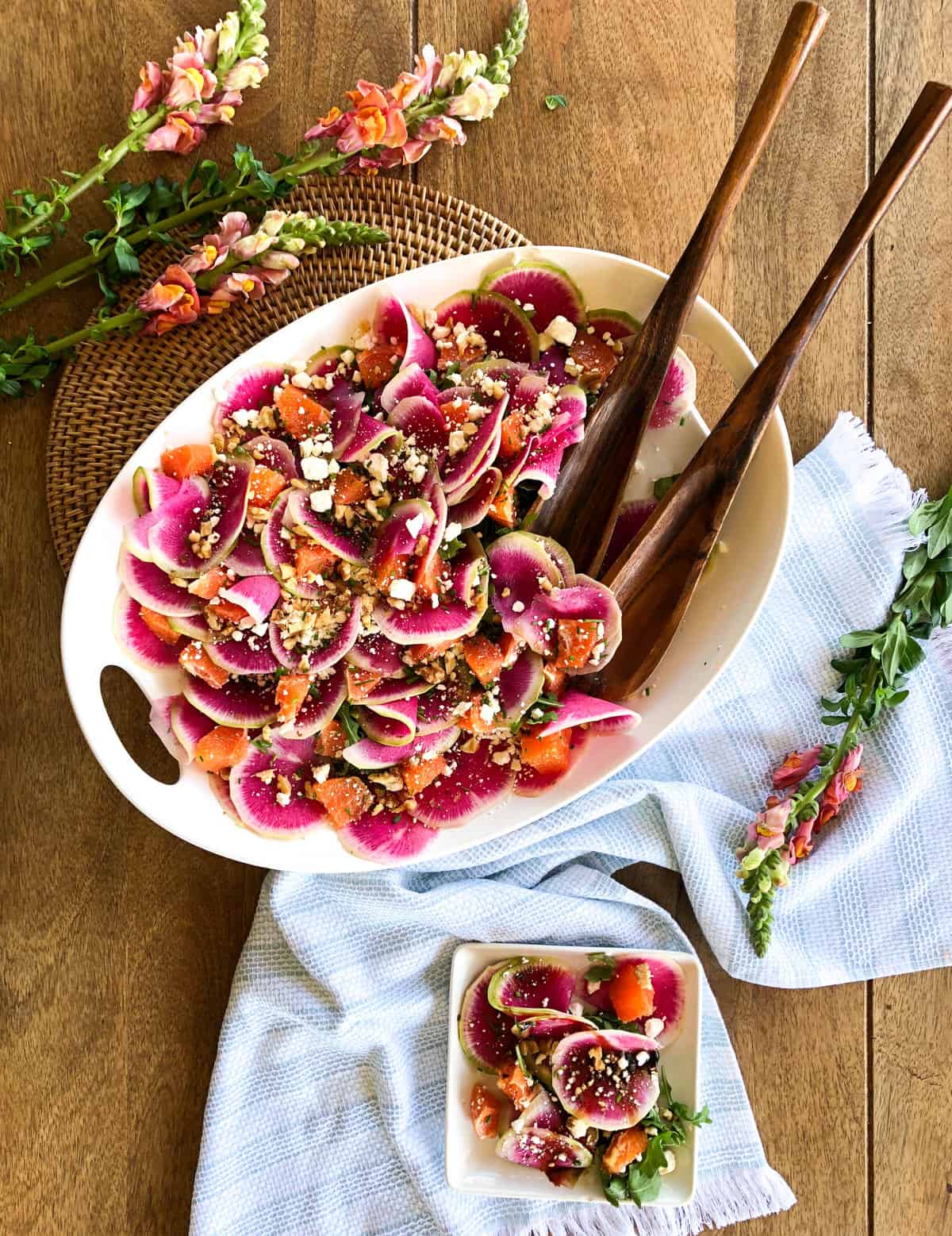 Watermelon Radish Salad