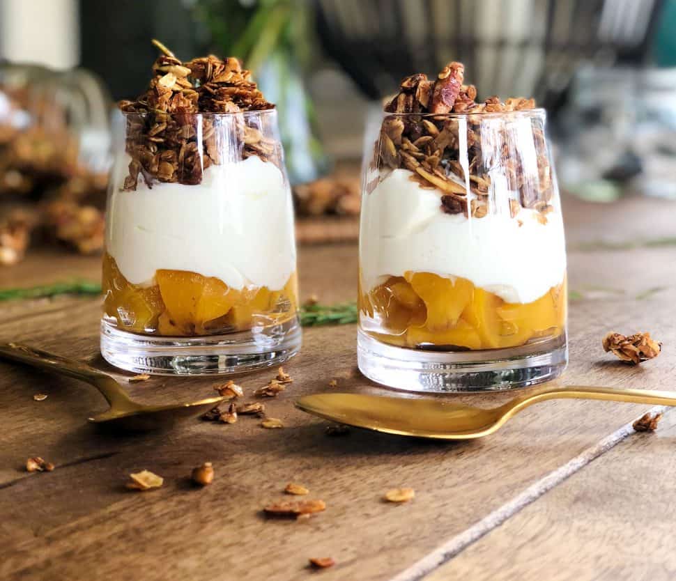 An Easy Canned Peach Recipe: Peach Parfaits - California Grown